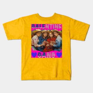 Galentines gang vintage party Kids T-Shirt